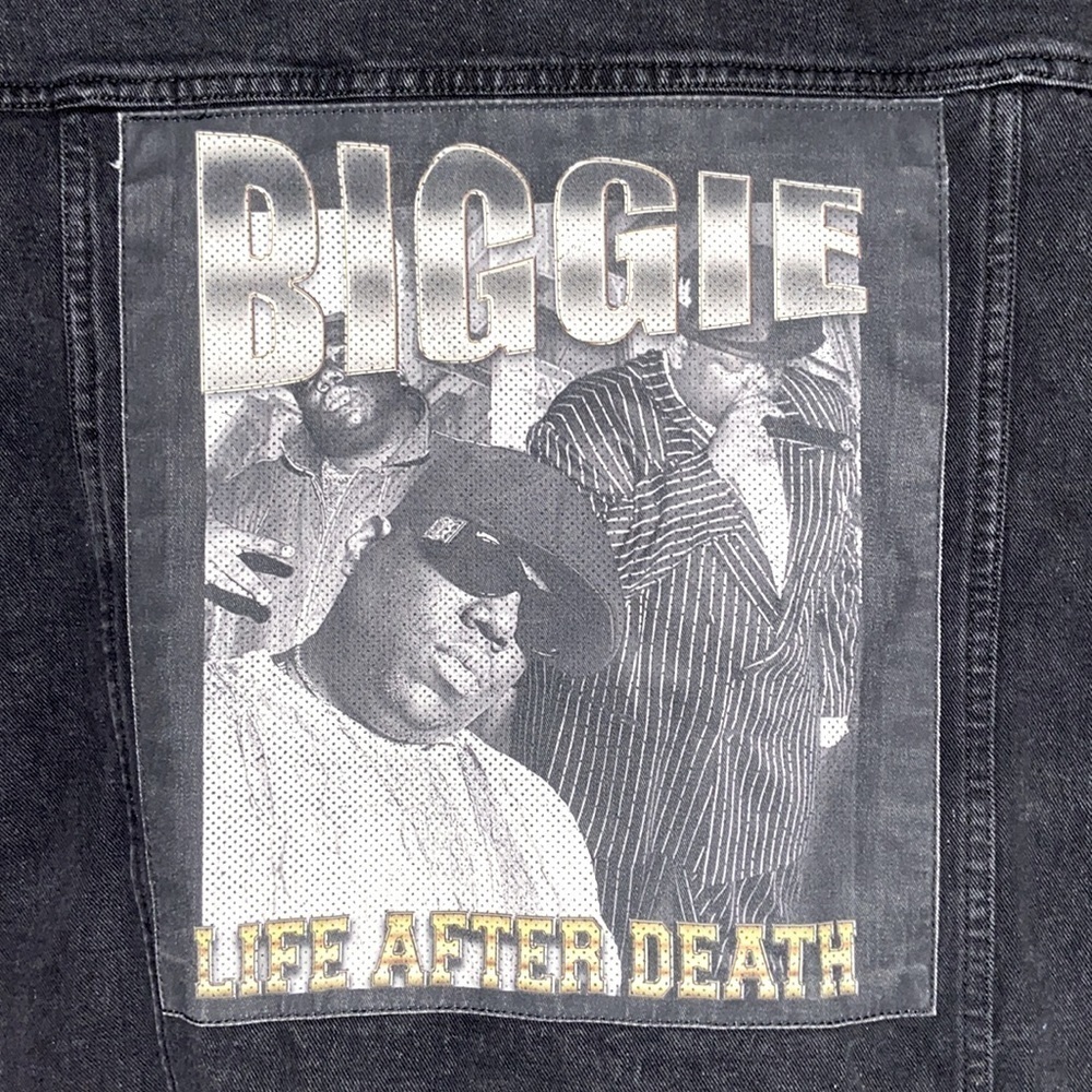 The Notorious B.I.G. 🗽 Biggie Smalls 🍎 Life after Death 🏴‍☠️ XXL 1/1 Denim‌‌ - Picture 6 of 9
